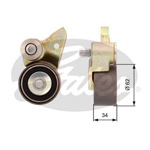 Kiristysrulla, hammashihnat, AUDI A6 C5, A6 C5 Avant, A8 D2, A8 D3, VW PHAETON, TOUAREG, 077109485E, 077109485F