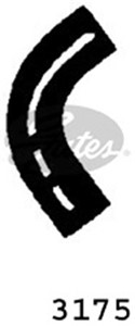 Jäähdyttimen letku, Alla, Yläpuolella, LADA,OPEL,TOYOTA,VAUXHALL, 1336294, 1337395, 2101-1303090, 90128078, 90166058, 90570030, 90916-01