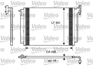 Kondensaattori, ilmastointilaite, BMW X5 [E53], 64 53 6 914 216, 64 53 8 381 543, 64536914216, 64538381543