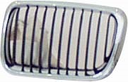 Jäähdyttimen säleikkö, Oikea, BMW 3 [E36], 3 Cabriolet [E36], 3 Compact [E36], 3 Coupé [E36], 3 Touring [E36], 51 13 8 195 152