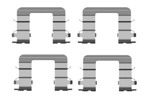 Tarvikesarja, jarrupala, Etuakseli, HYUNDAI i10 I, KIA PICANTO I, 58144 07000, 581440X000