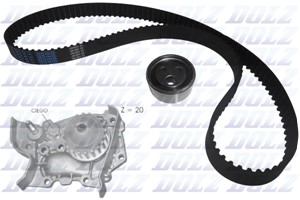 Vesipumppu + jakohihnasarja, RENAULT CLIO II, KANGOO, KANGOO Express, MEGANE Classic I, MEGANE Grandtour I