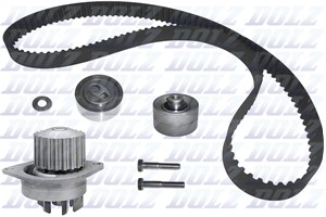 Vesipumppu + jakohihnasarja, CITROËN AX, SAXO, XSARA, XSARA Break, NISSAN MICRA II, PEUGEOT 106 I, 106 II