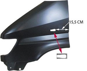 Lokasuoja, Eteen, oikea, MERCEDES-BENZ, 9016373101, A 901 637 3 101, A9016373101