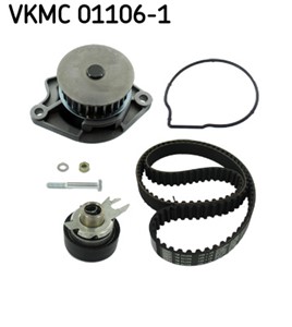 Vesipumppu + jakohihnasarja, SEAT AROSA, CORDOBA, IBIZA II, VW LUPO I, POLO, POLO III, 030 109 119 AB, 030 109 119 H, 030 109 119 M, 030