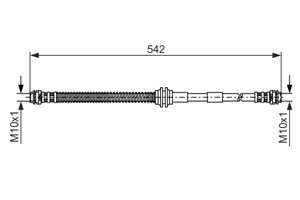 Jarruletku, Etuakseli, AUDI Q7, Q7 Van, PORSCHE CAYENNE, VW TOUAREG, TOUAREG VAN, 7L0 611 701 A, 7L0 611 701 C, 7P6 611 701, 955 355 139