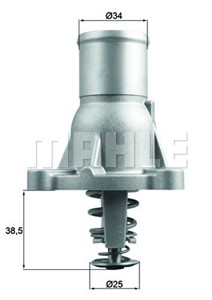 Termostaatti, jäähdytysneste, FIAT,OPEL,SAAB,VAUXHALL, 0000055559595, 0000071739765, 01 338 404, 012992382, 024435102, 025192231, 06 338