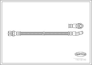 Jarruletku, Etuakseli, FIAT 125, 4125949, 4234920