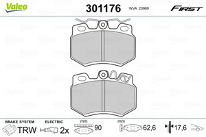 Jarrupalasarja, levyjarru, Etuakseli, CITROËN,PEUGEOT, 425037, 4250-37, 425077, 4250-77, 425082, 4250-82, 425282, 4252-82