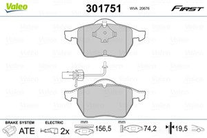 Jarrupalasarja, levyjarru, Etuakseli, AUDI,VW, 4B0698151, 4B0698151A, 4B0698151AB, 4B0698151B, 4B0698151E, 4B0698151H, 4B0698151M