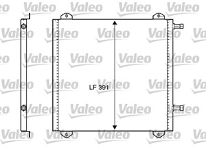 Kondensaattori, ilmastointilaite, RENAULT TWINGO I, TWINGO Skåp/halvkombi I, 7700428315, 7700433077