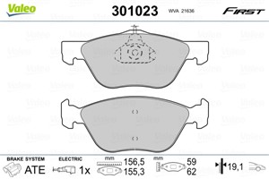 Jarrupalasarja, levyjarru, Etuakseli, ALFA ROMEO,FIAT,LANCIA, 0009947955, 0009948092, 0009949412, 009949132, 71752995, 71753039, 7177221