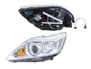Ajovalo, Vasen, FORD FOCUS II, FOCUS Cabriolet II, FOCUS Sedan II, FOCUS Skåp / kombi II, FOCUS Turnier II, 1 521 204, 1 574 944, 1 679