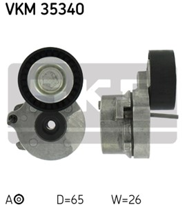 Kiristysrulla, moniurahihna, Keskellä, oikea, Vasen, ala, Keskellä, Vasen, ALFA ROMEO,CHEVROLET,FIAT,OPEL,SUZUKI,VAUXHALL, 55562245, 555