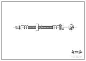 Jarruletku, Taka-akseli, FORD MONDEO III, MONDEO Sedan III, MONDEO Turnier III, 1114758, 1117107, 1121635, 1S712282AB, 1S712282AC, 1S712