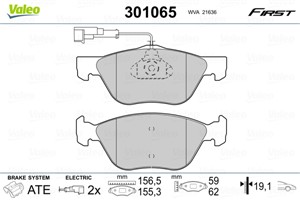 Jarrupalasarja, levyjarru, Etuakseli, ALFA ROMEO,FIAT,LANCIA, 71753044, 77362193, 77362222, 9947156, 9947935, 9948476, 9949134, 9950637,
