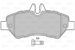 Jarrupalasarja, levyjarru, Taka-akseli, MERCEDES-BENZ,VW, 0044208120, 0054207420, 0064202220, 0064204520, 2E0698451A, 2E0698451B, 2E0698