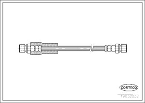 Jarruletku, Etuakseli, MERCEDES-BENZ G-KLASS [W460, W461], 4604205048, 4604285435