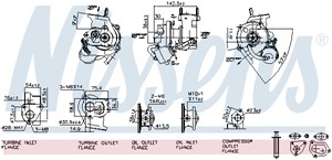 Turboahdin, FIAT,LANCIA,OPEL, 5860030, 71724166, 71724701, 71724702, 71784113, 71784115, 71794552, 73501343, 93191993