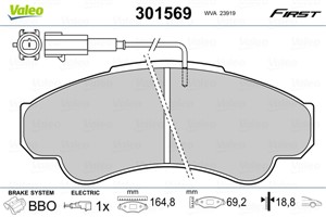 Jarrupalasarja, levyjarru, Etuakseli, CITROËN,FIAT,PEUGEOT, 425244, 4252-44, 425245, 4252-45, 425459, 4254-59, 71752978, 71772525, 77362