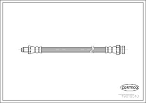 Jarruletku, Etuakseli, MERCEDES-BENZ, 1234280635, 1294280035, A1294280035