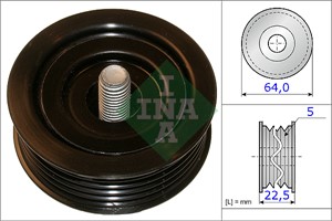 Ohjainrulla, moniurahihna, HYUNDAI,KIA, 252872A000, 25287-2A000, 252872A100, 25287-2A100, 252872A600, 25287-2A600, 252872A800, 25287-2A8