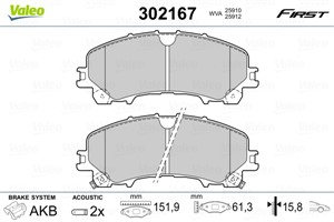 Jarrupalasarja, levyjarru, Etuakseli, INFINITI Q50, Q60 Coupé, NISSAN X-TRAIL III, RENAULT KOLEOS II, LAGUNA I, 410608710R, D10604CC0A,
