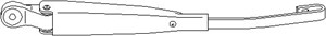 Tuulilasinpyyhkimen varsi, lasinpesu, Auton takalasi, OPEL VECTRA B Kombi, VAUXHALL VECTRA, 12 73 387, 90504980