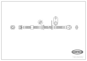 Jarruletku, Etuakseli, Etuakseli, vasen, MITSUBISHI L200 / TRITON, L200 / TRITON Flak/chassi, PAJERO SPORT II, MN102533