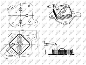 Öljynjäähdytin, moottoriöljy, SUBARU,TOYOTA, 1571033050, 51712-2L500, 51712-2Y000, 51712-3K110, 51712-3K150, 51712-3K160, 51712-3V000, 5