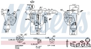 Turboahdin, AUDI,SEAT,SKODA,VW, 03L253010G, 03L253010GV, 03L253010GX, 03L253019P, 03L253019PV, 03L253019PX, 03L253056G, 03L253056GV, 03L