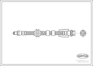 Jarruletku, Etuakseli, Molemminpuolin, FORD MONDEO III, MONDEO Sedan III, MONDEO Turnier III, 1114757, 1116868, 1121633, 1126960, 121274