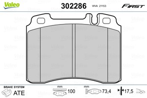 Jarrupalasarja, levyjarru, Etuakseli, MERCEDES-BENZ, 0014209420, 0014209820, 0024201520, 0054200220, 14209420, 14209820, 24201520, 54200