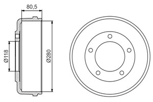 Jarrurumpu, Taka-akseli, FORD TRANSIT Buss, TRANSIT Flak/chassi, TRANSIT Skåp, 3C111126AA, 4041429, 4078769, 4446218, 4519396, YC1W11260