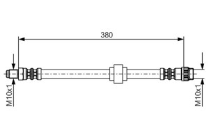 Jarruletku, Etuakseli, Taka-akseli, Ulompi, Etuakseli, oikea, Etuakseli, vasen, NISSAN,OPEL,RENAULT,VAUXHALL, 44 18 561, 4416297, 46201
