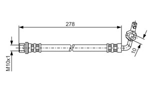 Jarruletku, Taka-akseli, oikea, TOYOTA RAV 4 I, RAV 4 II, RAV 4 Cabrio I, 90947 02980, 90947 02D02