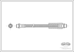 Jarruletku, Etuakseli, AUDI 100 C4 Avant, 100 C4 Sedan, A3, A4 B5, A6 C4, A6 C4 Avant, 4A0611707