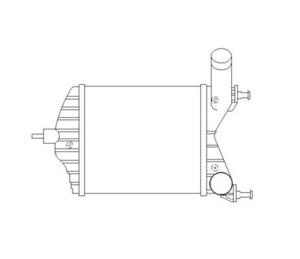Välijäähdytin, FIAT IDEA, IDEA Van, PUNTO, PUNTO Skåp/halvkombi, LANCIA MUSA, YPSILON, 46836770, 51733052, 51802117, JKR 100280, LR 0297