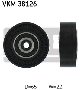 Ohjainrulla, moniurahihna, Vasen, ala, Oikea, MERCEDES-BENZ A-KLASS [W168], VANEO [414], 668 202 07 19, 668 202 11 19