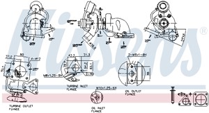 Turboahdin, FORD TRANSIT Buss, TRANSIT Flak/chassi, TRANSIT Skåp, TRANSIT TOURNEO Buss, 1372393, 1449556, 1567327, 4913105310, 491310531