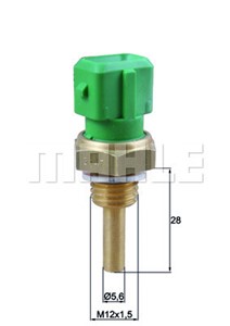 Jäähdytysnestelämpötilan sensori, ALFA ROMEO,BMW,FIAT,JAGUAR,LANCIA,LAND ROVER, 0000060812240, 0060812240, 04720598, 07563562, 13 38 454