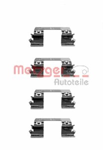 Tarvikesarja, jarrupala, Takana, MERCEDES-BENZ E-KLASS [W211], E-KLASS T-Model [S211], 004 164 0000
