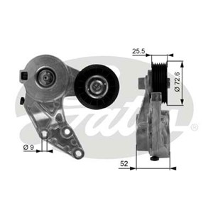 Kiristysrulla, moniurahihna, AUDI,FORD,SEAT,VW, 022145299A, 022145299D, 1111206, 1139712, YM2110145BA, YM2110145BB