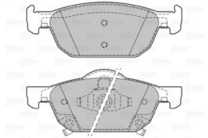 Jarrupalasarja, levyjarru, Etuakseli, HONDA ACCORD VIII, ACCORD Kombi VIII, CIVIC IX, 45022TL1G00, 45022-TL1-G00, 45022TL1G01, 45022-TL1