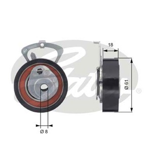 Kiristysrulla, hammashihnat, SEAT LEON, TOLEDO II, VW BORA I, BORA Variant, GOLF IV, LUPO I, POLO III, 036109243F
