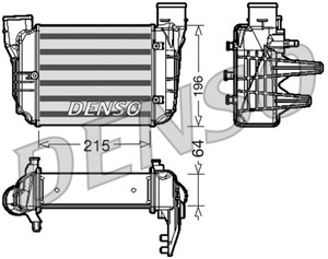 Välijäähdytin, AUDI A4 B6, A4 B6 Avant, A4 B6 Cabriolet, A4 B7, A4 B7 Avant, SEAT EXEO, EXEO ST, 8E0145805N