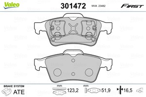 Jarrupalasarja, levyjarru, Taka-akseli, NISSAN,RENAULT, 44060AV625, 44060-AV625, 44060AV725, 44060-AV725, 44060BA00F, 44060-BA00F, 77012