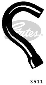 Jäähdyttimen letku, Yläpuolella, MERCEDES-BENZ 190 [W201], 09482-00170, 1014654, 1063372, 2015012182, 96FB3A262AD, A2015012182