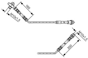 Jarruletku, Takana, Taka-akseli, vasen, Vasen, BMW X5 [E53], 34 30 1 165 765
