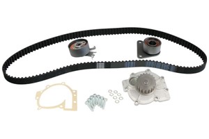 Vesipumppu + jakohihnasarja, VOLVO,RENAULT, 1 371 753, 272329, 274338, 274518, 30638277, 30684210, 6M5G-6M250-AA, 74 30 638 277, 74 38 6